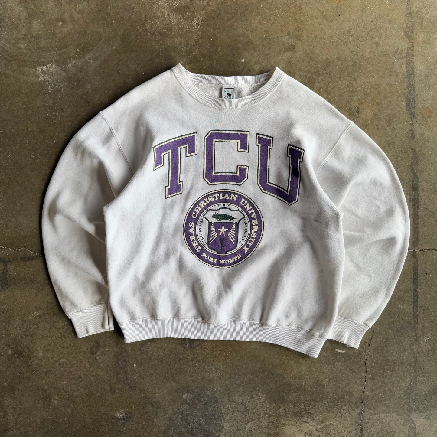 Vintage 90’s TCU Crewneck - L